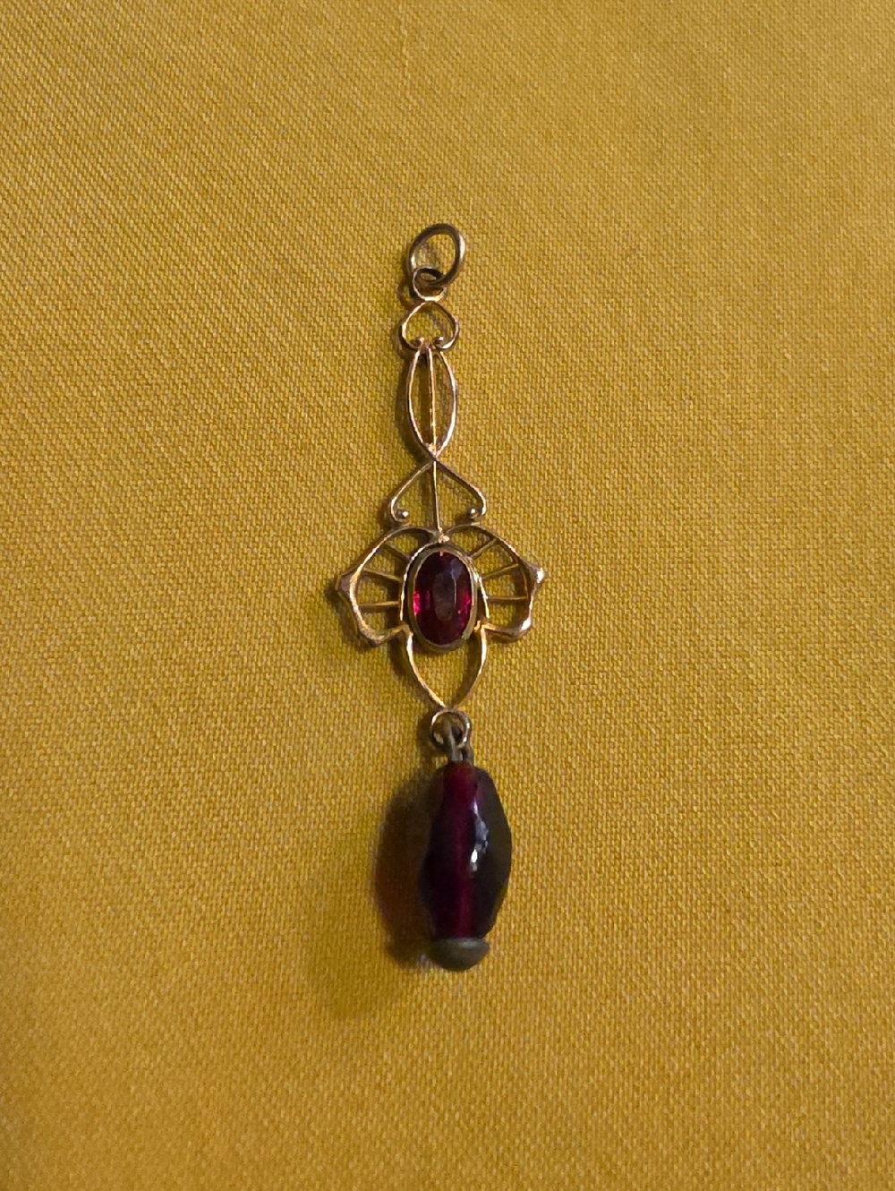 Antique Art Nouveau Lavalier Style Pendant, Likely From the Early 1900s - Picture 2 of 12